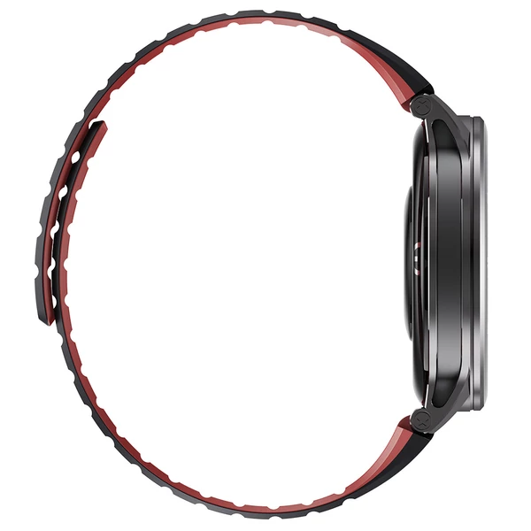 IMIKI Holo Ultra okosóra, 1.6" AMOLED kijelző, 100+ sportmód, IP68 vízálló, egészség- és alváskövetés, BT hívás, 100+ számlap – Fekete