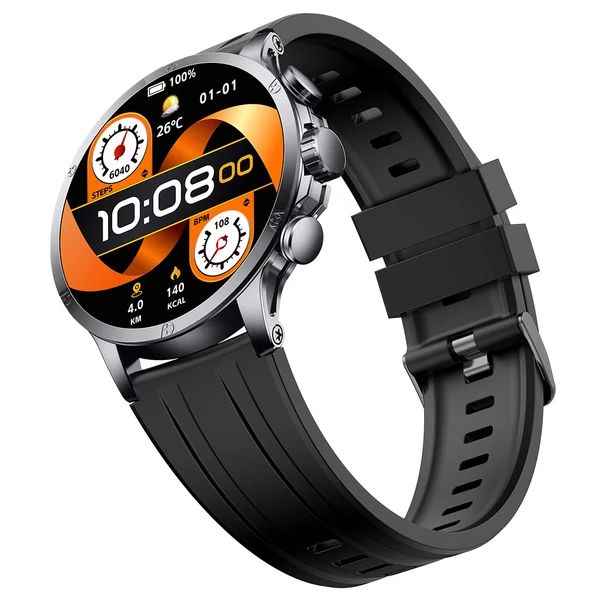 IMIKI XPLORER Pro okosóra, 1,6" AMOLED kijelző, 450mAh akku, 170+ sportmód, pulzus, SpO2, alvásmérés, BT hívás, 1ATM vízálló, 100+ számlap