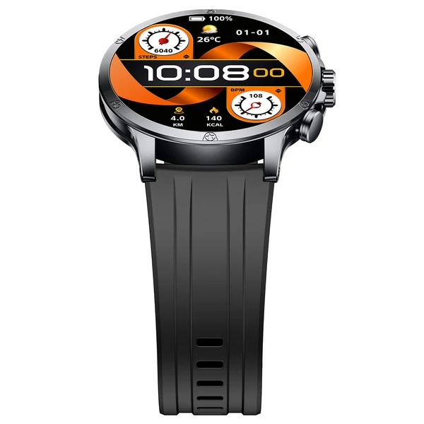 IMIKI XPLORER Pro okosóra, 1,6" AMOLED kijelző, 450mAh akku, 170+ sportmód, pulzus, SpO2, alvásmérés, BT hívás, 1ATM vízálló, 100+ számlap