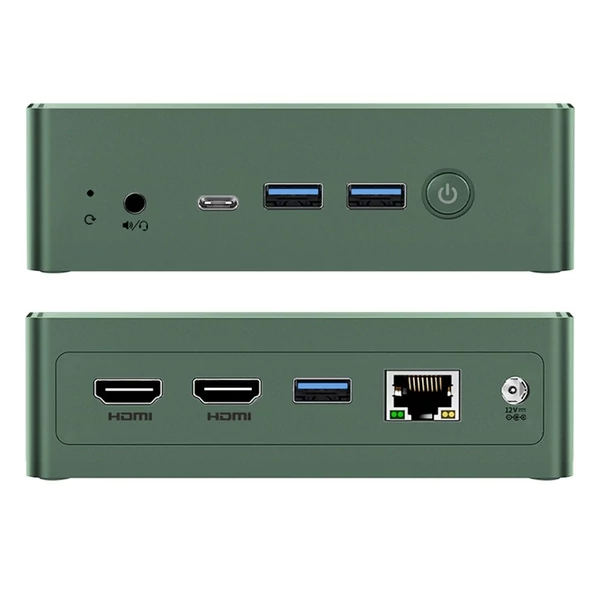 BMAX B6 Plus Mini PC Intel Core i3 3.2GHz, 12GB RAM, 512GB SSD, 4K 3 kijelzős, HDMI Type-C, USB3.0, LAN, WiFi, Windows 11