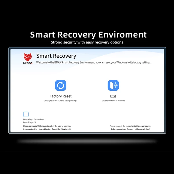 BMAX B6 Plus Mini PC Intel Core i3 3.2GHz, 12GB RAM, 512GB SSD, 4K 3 kijelzős, HDMI Type-C, USB3.0, LAN, WiFi, Windows 11