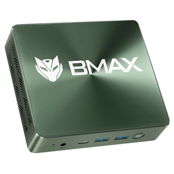 BMAX B6 Plus Mini PC Intel Core i3 3.2GHz, 12GB RAM, 512GB SSD, 4K 3 kijelzős, HDMI Type-C, USB3.0, LAN, WiFi, Windows 11