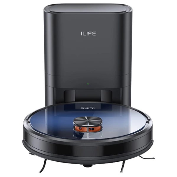 ILIFE T10s robotporszívó és felmosó, önürítő dokkolóval, 3000Pa szívóerővel, LDS navigációval, 150 perc üzemidővel