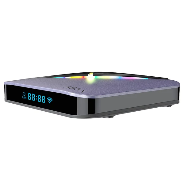 A95X F3 Air II TV Box 4GB/64GB, 4K AV1, Android 11, Amlogic S905Y4, RGB fény, WiFi 2.4G/5G