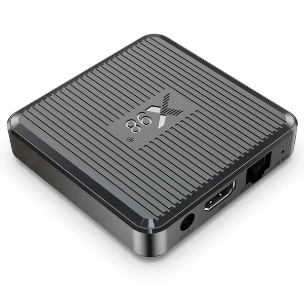 X98Q TV Box Android 11, Amlogic S905W2, 4 magos, 2GB RAM, 16GB tárhely, 2.4G/5G WiFi, 4K AV1 médialejátszó