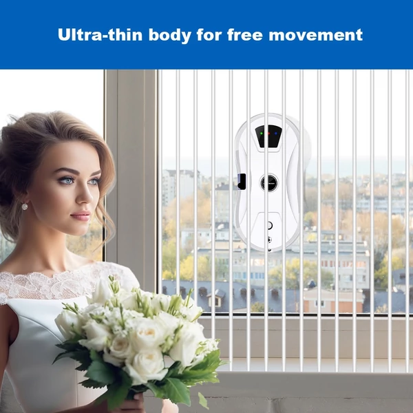 Liectroux YW610 robot ablaktisztító, 2800Pa szívóerő, vízpermet, 30ml tartály, szegélyérzékelő, távirányító, áramszünet védelem