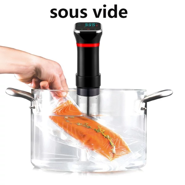 Sous Vide főzőgép 1100W – lassú vákuumfőző LED érintőképernyővel, 25–95°C hőmérséklet-tartomány