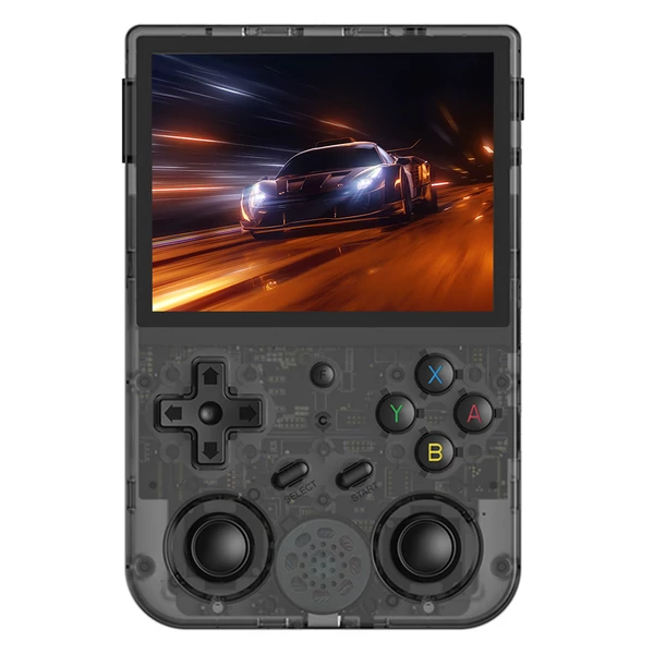 ANBERNIC RG353V kézikonzol, 32GB Android + 16GB Linux, HDMI kimenet, Moonlight streamelés - Fekete átlátszó