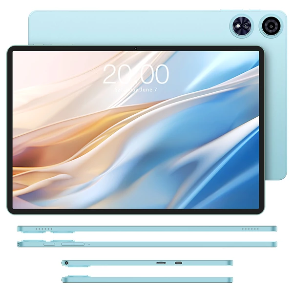 Teclast P50 tokkal – 11” Android 14 tablet, Octa-Core, 4+8GB RAM, 128GB tárhely, WiFi, BT 5.0, GPS, 7000mAh, 5+8MP kamera
