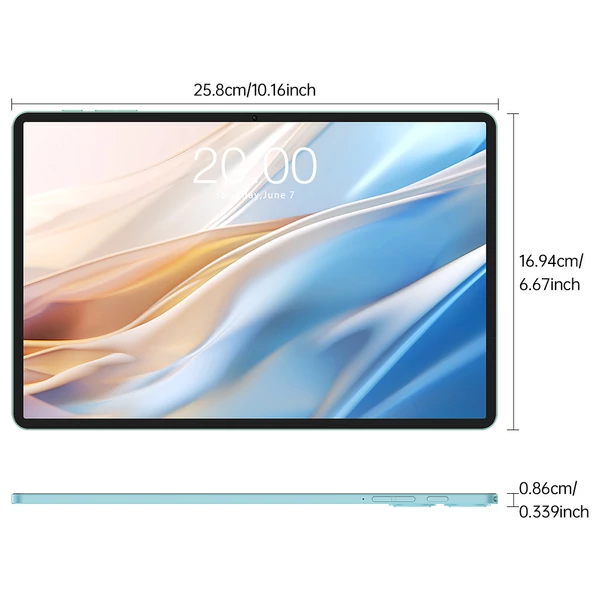 Teclast P50 tokkal – 11” Android 14 tablet, Octa-Core, 4+8GB RAM, 128GB tárhely, WiFi, BT 5.0, GPS, 7000mAh, 5+8MP kamera