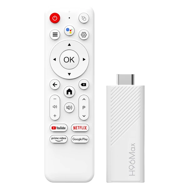 H96 Max H313 Android 14 TV Stick, 2GB/16GB, Quad-Core, 4K UHD, WiFi 6, Chromecast, HDMI, USB – Okos TV médialejátszó