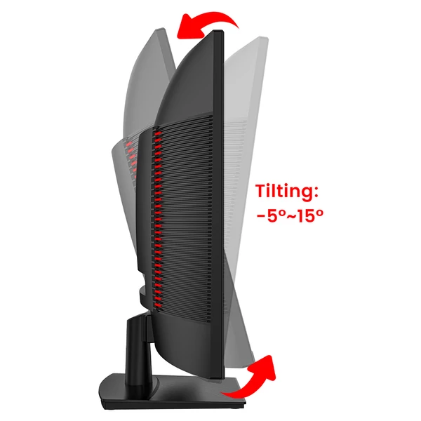 TITAN ARMY C32C1S 31,5" ívelt gamer monitor, 2K QHD, 260Hz, 1ms, HDR10, Adaptive Sync, alacsony kékfény