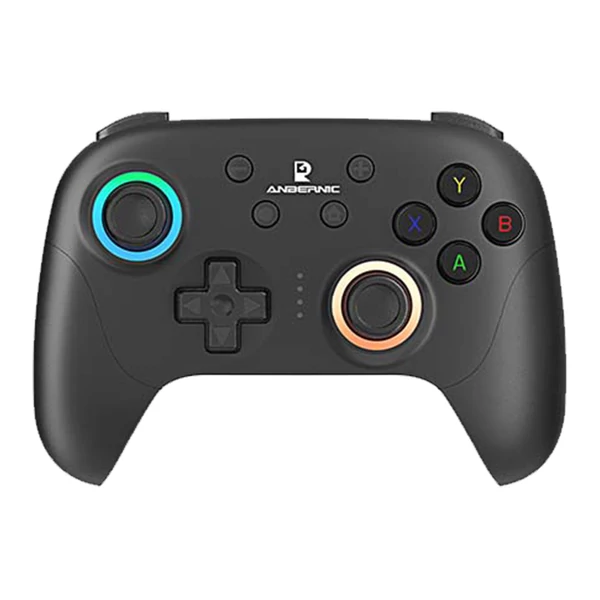 ANBERNIC RG P01 játékvezérlő – Hall szenzorok, giroszkóp, Bluetooth/vezeték nélküli/vezetékes, PC, Switch, Android, iOS, Steam kompatibilis - Fekete