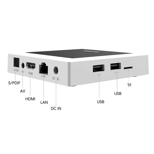 MECOOL KM7 Plus Android 11 TV Box, Amlogic S905Y4, 4K HDR, 2GB RAM, 16GB tárhely, 5G WiFi, Bluetooth 5.0