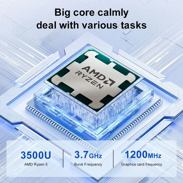 Ninkear A15 Air laptop, 15.6" FHD, AMD Ryzen 5 3500U, 16GB RAM, 512GB SSD, WiFi5, Type-C, HDMI, ujjlenyomat-olvasó