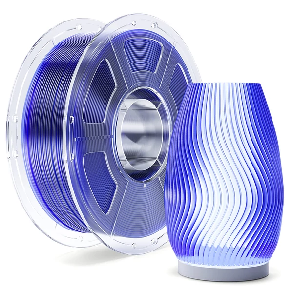 12kg Mecpow nagy sebességű PETG filament – világoskék, rózsaszín, lila, átlátszó, szürke, kék, cián, piros, sárga, fekete