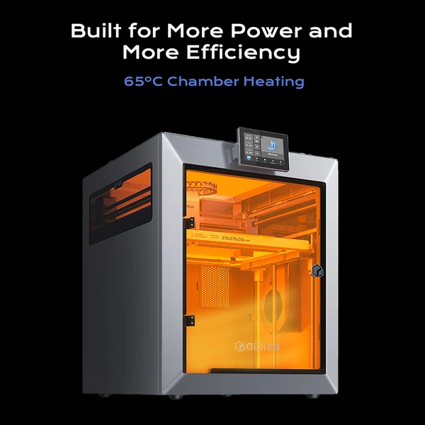 QIDI TECH Q2 3D nyomtató – nagy pontosság, 370°C fúvóka, AI kamera, 270×270×256 mm térfogat, PLA/ABS/PETG/TPU és haladó anyagokhoz