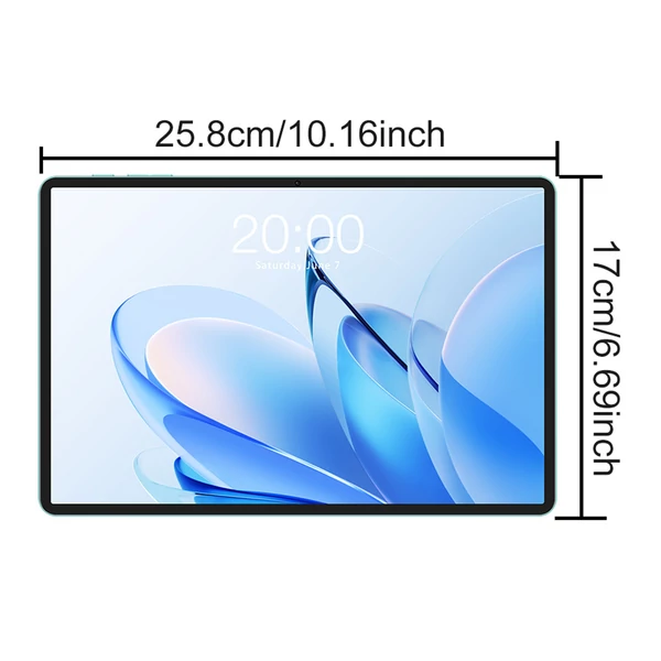 Teclast P50AI 10.9" Android 14 tablet, 6GB+128GB, AI kamera, 1TB bővíthető, 5G WiFi, 8000mAh akku