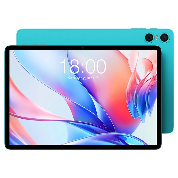 Teclast P30 10.1" tablet, Android 14, 12GB RAM, 128GB tárhely, HD IPS kijelző, WiFi 6, sztereó hangszóró, kamera, Type-C, Bluetooth