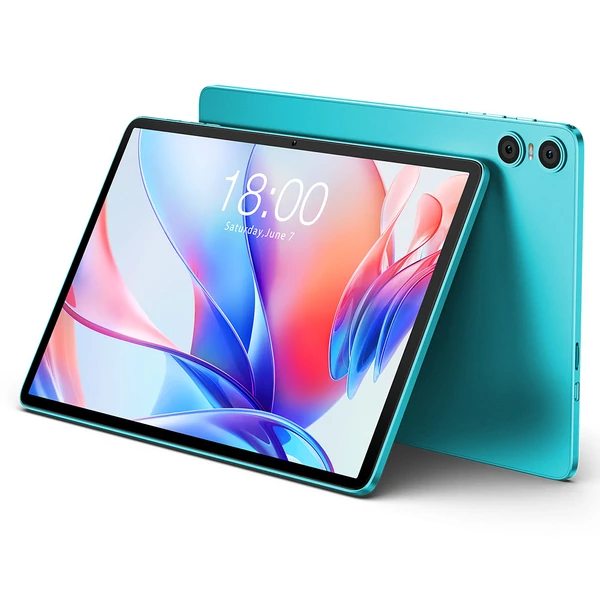 Teclast P30 10.1" tablet, Android 14, 12GB RAM, 128GB tárhely, HD IPS kijelző, WiFi 6, sztereó hangszóró, kamera, Type-C, Bluetooth