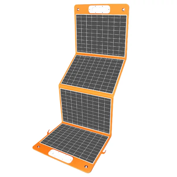 Flashfish TSP 18V/100W hordozható, összecsukható napelem panel DC/USB kimenettel utazáshoz és töltéshez