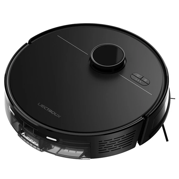 Liectroux M70 Pro Lidar robotporszívó, önürítős dokkolóval, erős szívóerővel, hosszú üzemidővel, okos vezérléssel - fekete