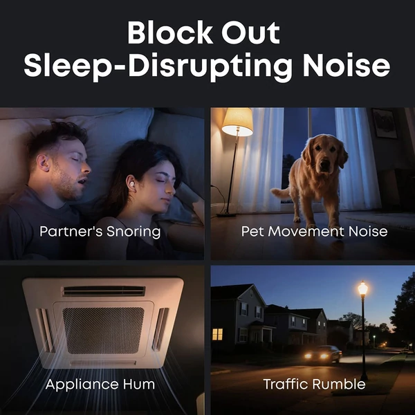 Anker Soundcore Sleep A30 zajszűrős alvó fülhallgató, 45 óra üzemidő, AI agyhullám hangzás, app vezérlés