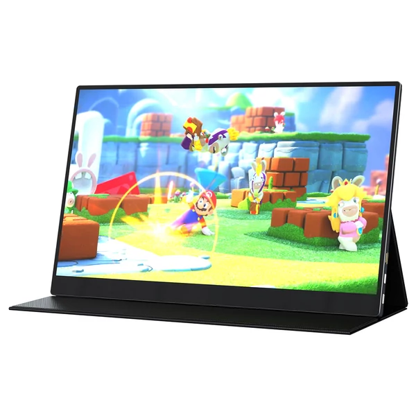 AOSIMAN 156FCT hordozható érintőképernyős monitor, 15.6" Full HD, mini HDMI, Type-C, beépített hangszóró