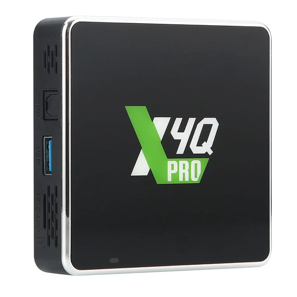 X4Q PRO Android 11 TV Box, Amlogic S905X4, 8K HDR, 4GB/32GB, Dual WiFi, Bluetooth 5.1, Gigabit LAN médiabox