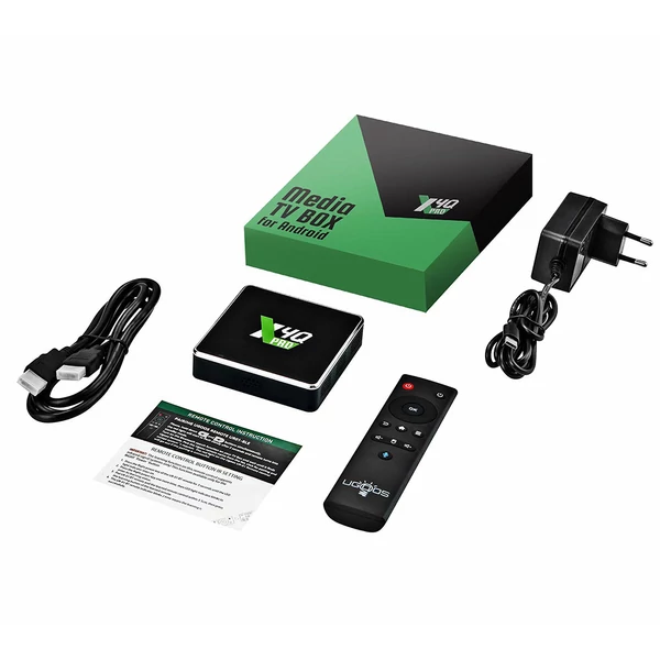 X4Q PRO Android 11 TV Box, Amlogic S905X4, 8K HDR, 4GB/32GB, Dual WiFi, Bluetooth 5.1, Gigabit LAN médiabox