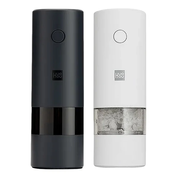 Xiaomi Huohou Elektromos Só- és Borsőrlő (Töltős), Kerámia őrlőbetét - Fekete