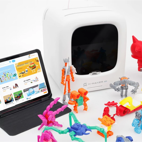 AOSEED X-MAKER JOY gyerek 3D nyomtató, AI hangvezérlés, okos app, timelapse videó, mini program