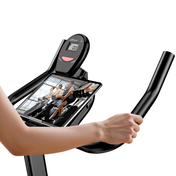 Formill QK101 szobabicikli – halk szíjhajtás, állítható ellenállás, LCD kijelző, max. 120 kg, családi fitneszhez