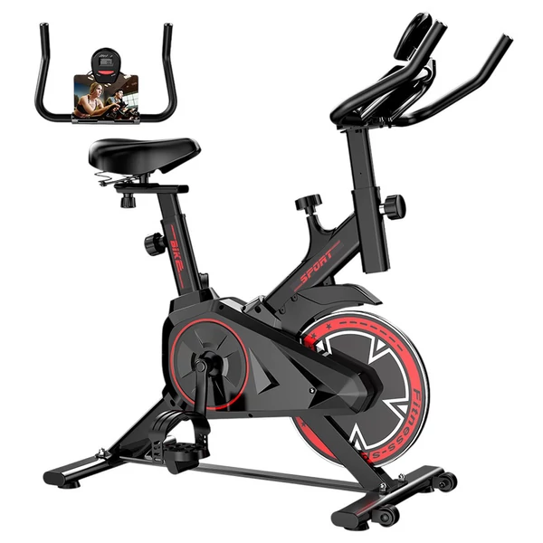 Formill QK101 szobabicikli – halk szíjhajtás, állítható ellenállás, LCD kijelző, max. 120 kg, családi fitneszhez