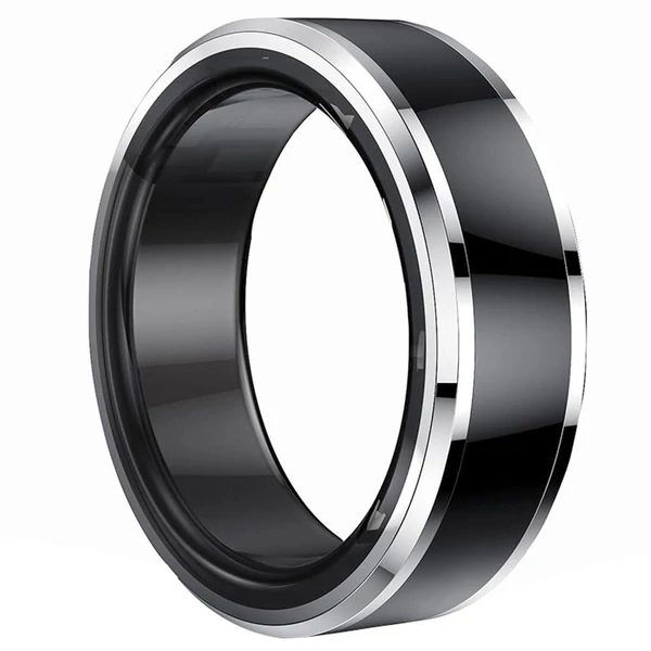 M1 okosgyűrű egészségmérő – 24 órás pulzus, véroxigén, kalória- és edzéskövetés, US 9-es méret (Ø19,2mm, 60,3mm)
