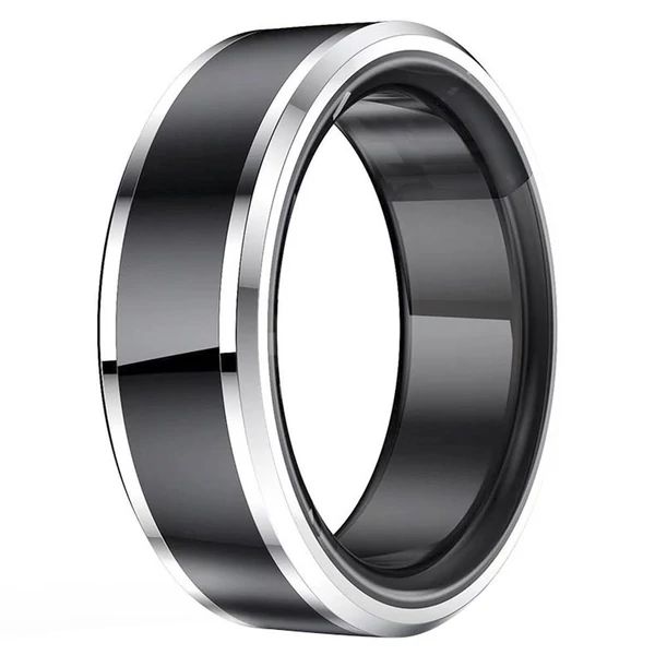M1 okosgyűrű egészségmérő – 24 órás pulzus, véroxigén, kalória- és edzéskövetés, US 9-es méret (Ø19,2mm, 60,3mm)