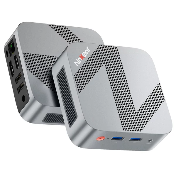 Ninkear MBOX 11 Mini PC, Intel N150 4 mag 3.6GHz, 16GB RAM, 512GB SSD, 4K Dual HDMI+DP kijelző, WiFi5, BT5, USB, RJ45