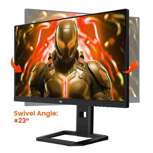 TITAN ARMY P2510S PLUS 24.5" gamer monitor, 2K QHD 240Hz IPS, HDR500, állítható állvány, Adaptive-Sync, szemkímélő mód