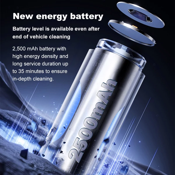 Liectroux i5 kézi porszívó, 12000Pa erős szívóerő, 2500mAh akkumulátor, 35 perc üzemidő, halk működés, otthonra és autóhoz