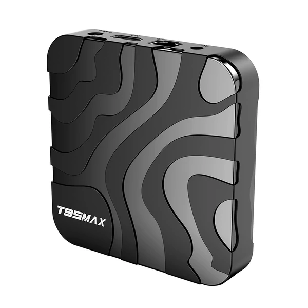 T95 MAX TV Box Android 12, Allwinner H618, 4GB RAM, 64GB tárhely, 2.4G+5G WiFi, Bluetooth 5.0 médialejátszó