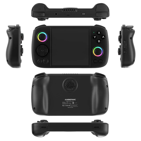 ANBERNIC RG Cube játékkonzol – Android 13, 8GB RAM, 128GB tárhely, 3.95" érintőkijelző, 5G WiFi, BT 5.0, 7 órás játékidő - fekete