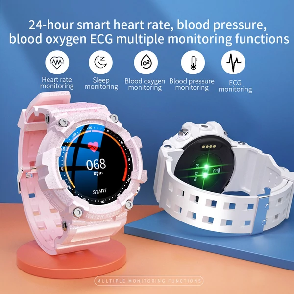 LOKMAT ATTACK 3 okosóra 1,28'' TFT kijelzővel, Bluetooth hívás, EKG, pulzus-, vérnyomás- és véroxigénmérés - fekete