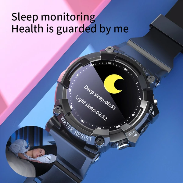 LOKMAT ATTACK 3 okosóra 1,28'' TFT kijelzővel, Bluetooth hívás, EKG, pulzus-, vérnyomás- és véroxigénmérés - fekete