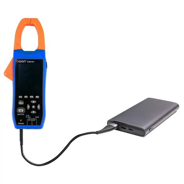 OWON CMS101 3 az 1-ben digitális lakatfogó, 1000A AC/DC mérő, oszcilloszkóp és adatnaplózás, 20000 számolás