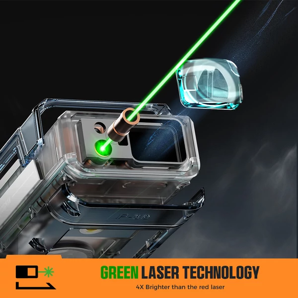 CIGMAN CD-120G Lézeres Távolságmérő – 4x Zoom Kamera, Bluetooth, 120m/393ft hatótáv, ±1,5mm pontosság, képmentés, iOS/Android app szakembereknek