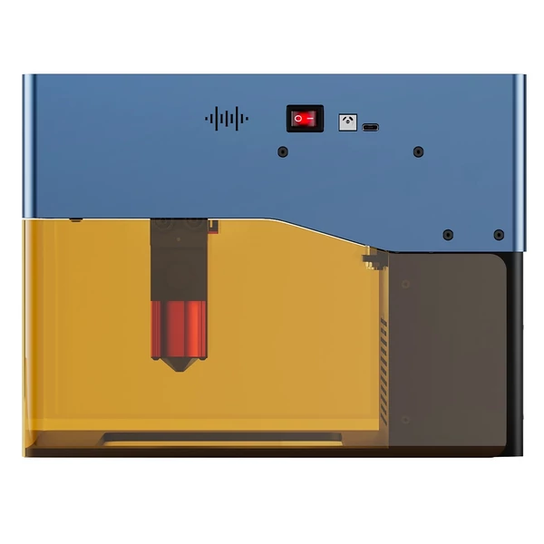 SCULPFUN iCube Pro Max 10W lézergravírozó, 0.08mm pontosság, gyors 10000mm/perc, cserélhető lencse, füstszűrő, app vezérlés