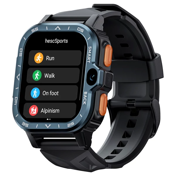 LOKMAT APPLLP 4 MAX Android okosóra, fitnesz karkötő, 2.02'' érintőkijelző, 2GB RAM 16GB tárhely, dupla kamera - fekete