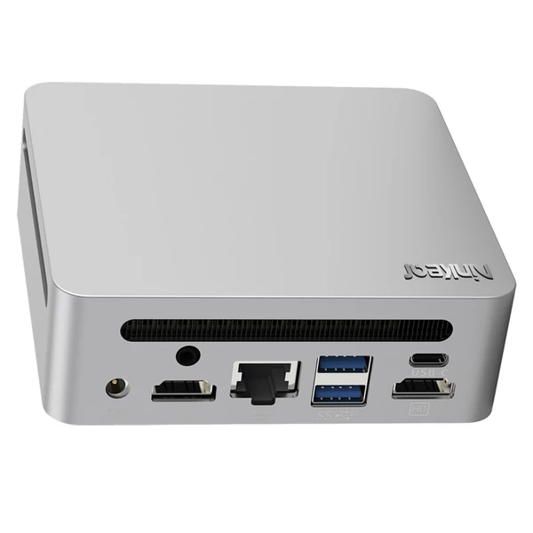 Ninkear N4 Mini PC, AMD Ryzen 5 4600H, 16GB RAM, 512GB SSD, 8K/4K kijelző, WiFi 6, Bluetooth 5.2