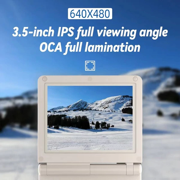 ANBERNIC RG35XXSP retro kézikonzol, 32GB, 30+ emulátor, 3,5” IPS kijelző, HDMI, 5G WiFi, Bluetooth, 8h üzemidő – Ezüst