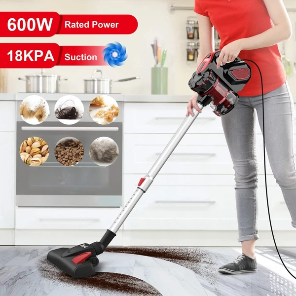 INSE I5 vezetékes kézi porszívó 18Kpa szívóerővel, 600W motorral – fa padlóhoz, szőnyeghez, autóhoz, bútorhoz